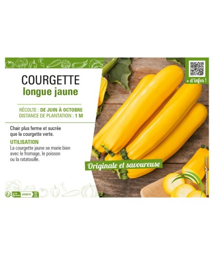COURGETTE LONGUE JAUNE