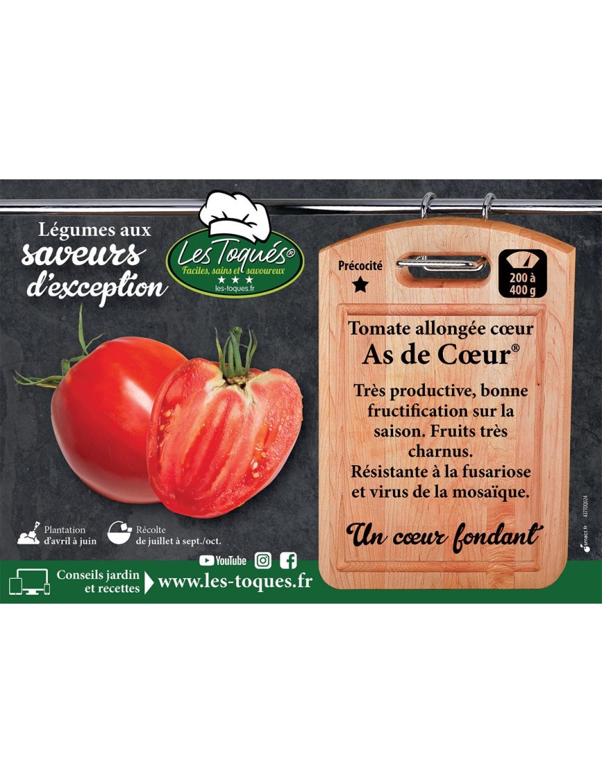 Tomate allongée cœur As de Cœur® (CO 412 88)
