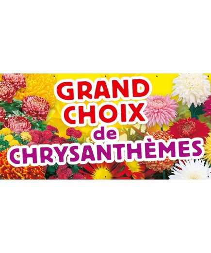 Banderole 009 - Chrysanthèmes