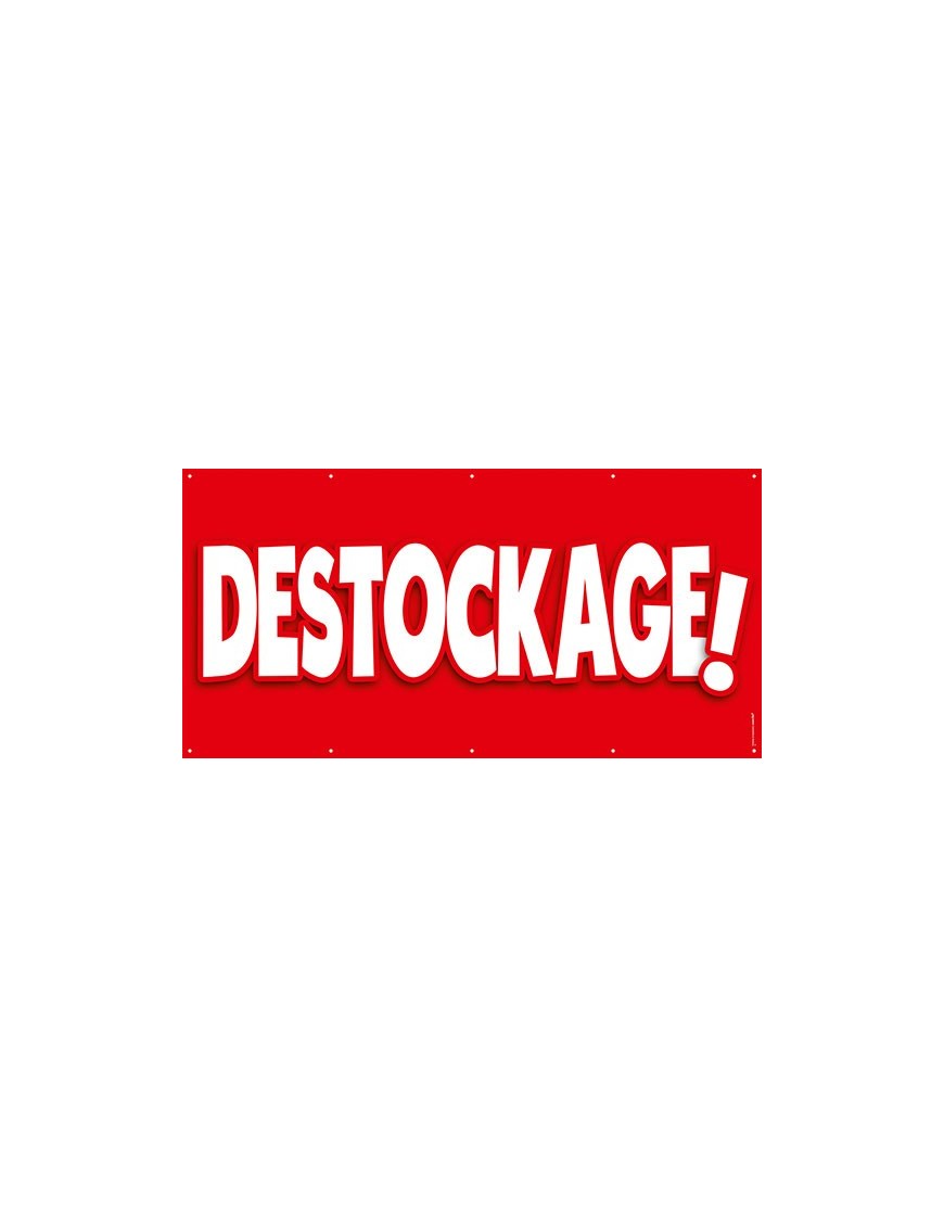 Banderole 023 - Destockage
