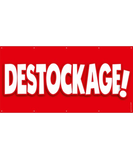 Banderole 023 - Destockage