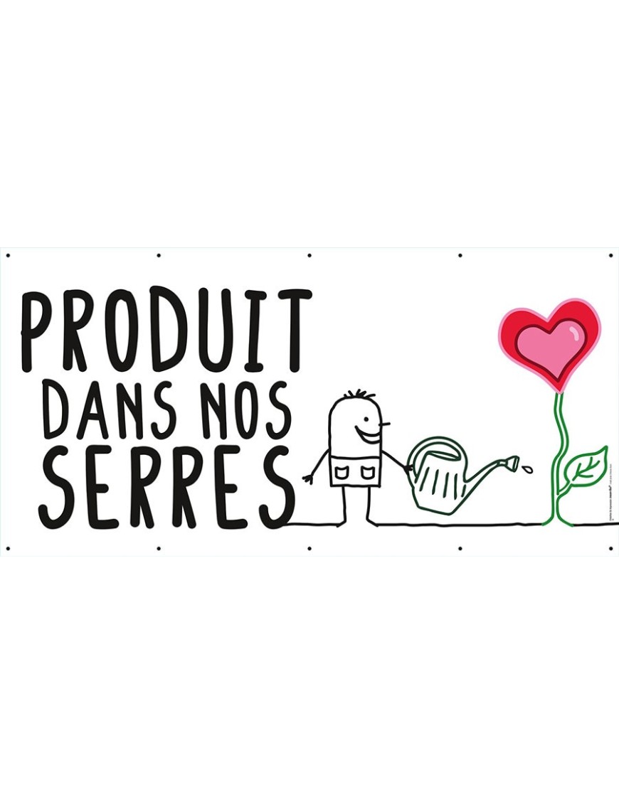 Banderole 043 - produit dans nos serres