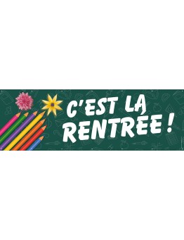 Banderole 048 - C'est la rentrée