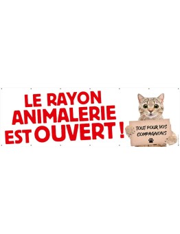 Banderole 059 - rayon animalerie
