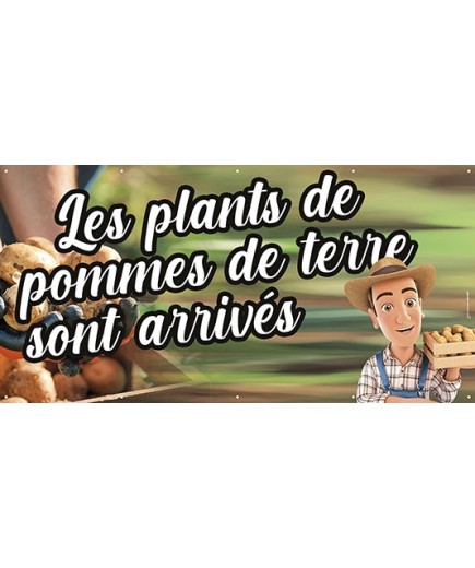 Banderole 065 - plants de pommes de terre