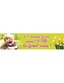Banderole 066 - fête des grand-mères