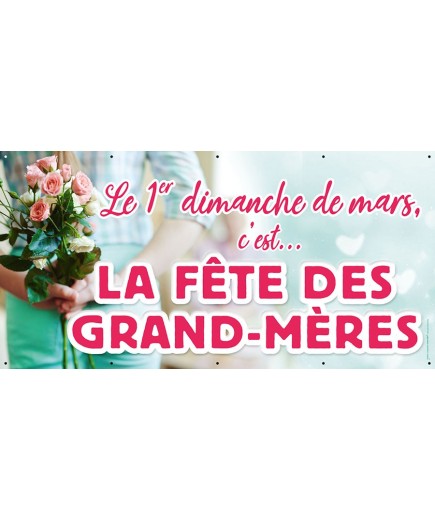 Banderole 067 - fête des grand-mères