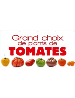Banderole 081 - plants de tomates