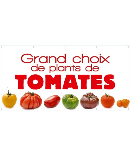 Banderole 081 - plants de tomates