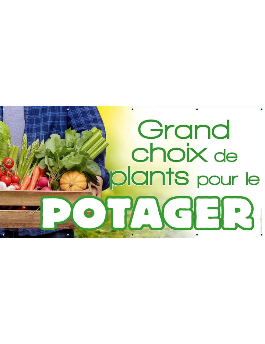 Banderole 082 - plants potager