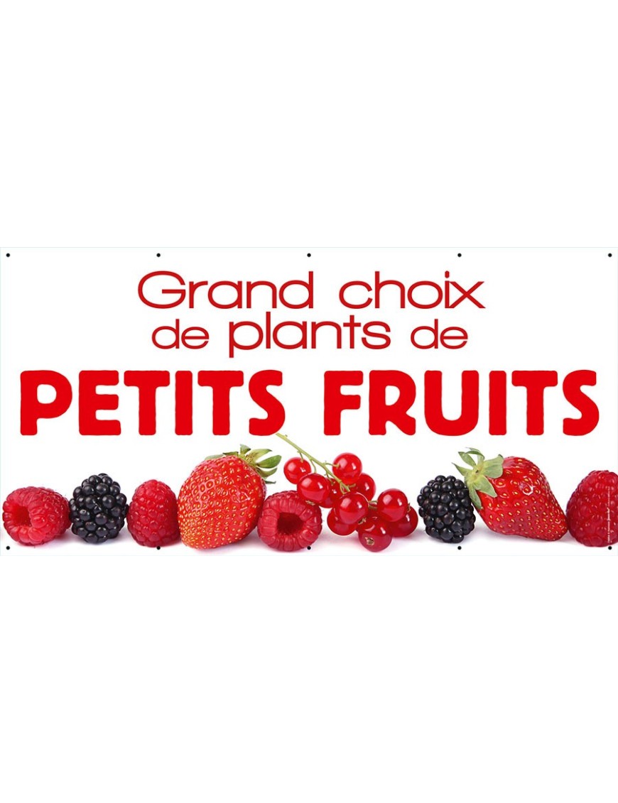 Banderole 083 - plants petits fruits