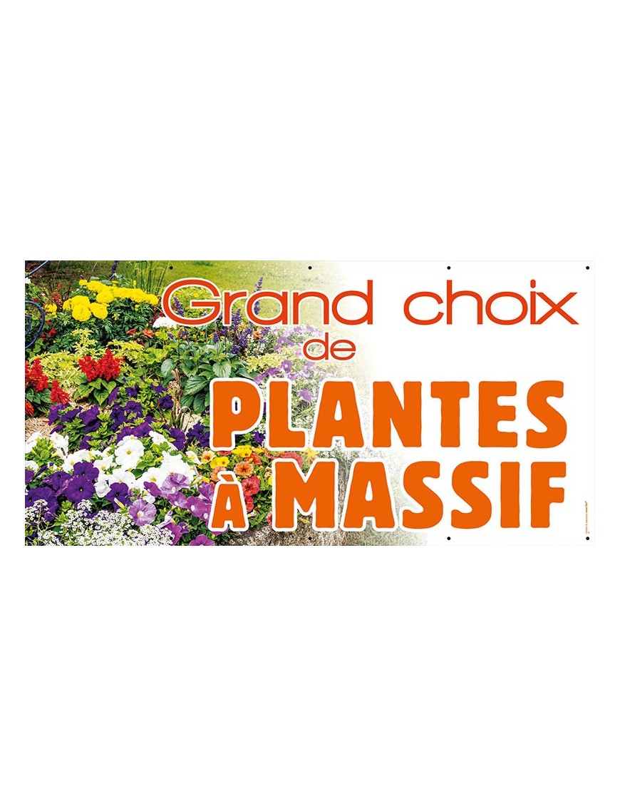 Banderole 089 - plantes à massif