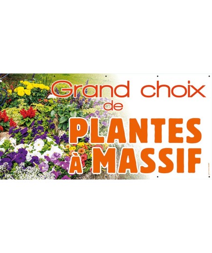 Banderole 089 - plantes à massif