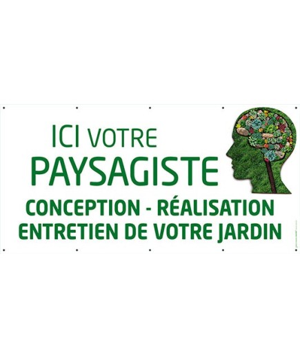 Banderole 094 - paysagiste