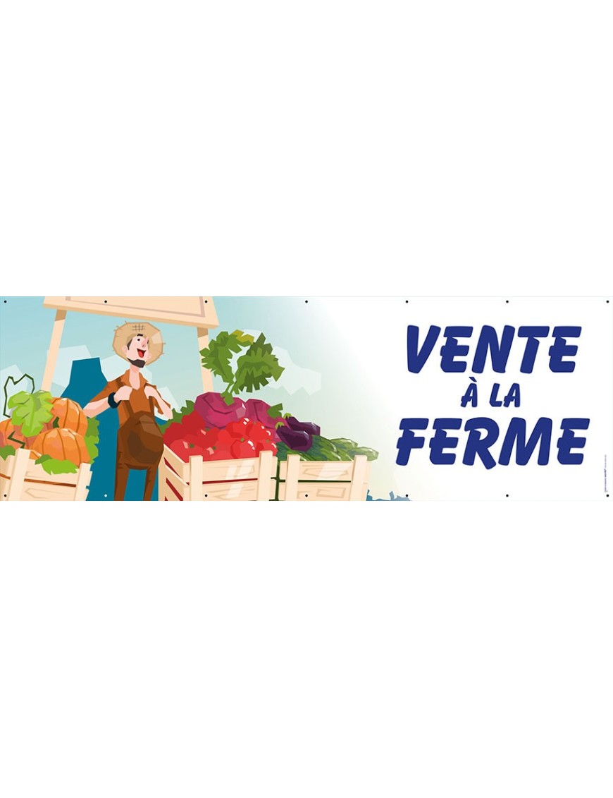 Banderole 101 - vente à la ferme