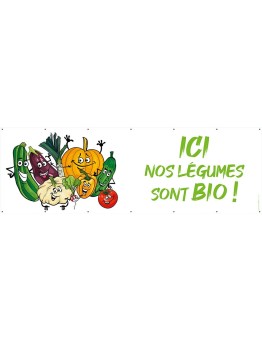 Banderole 102 - légumes bio