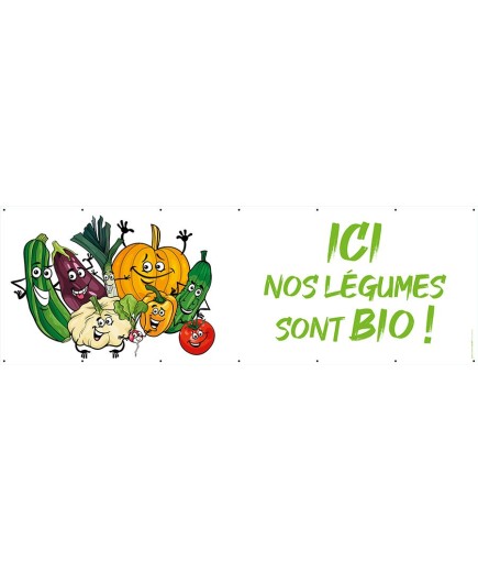 Banderole 102 - légumes bio