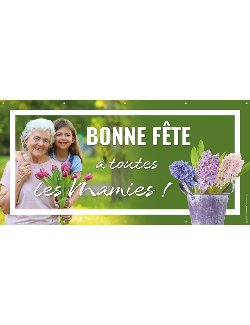 Banderole 110 - fête des grand-mères