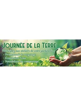 Banderole 133 - journée de la terre