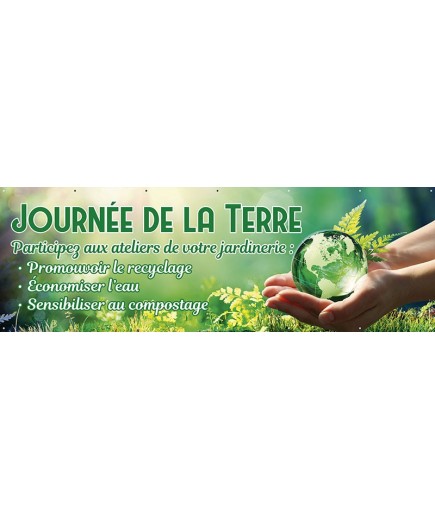 Banderole 133 - journée de la terre