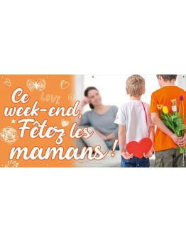 Banderole 134 - fête des mères