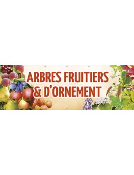 Banderole 140 - arbres fruitiers ornement