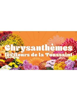 Banderole 143 - chrysanthèmes