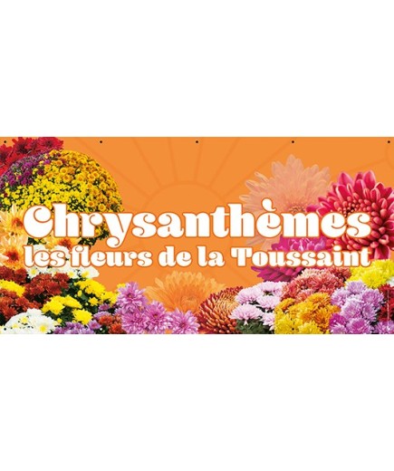 Banderole 143 - chrysanthèmes
