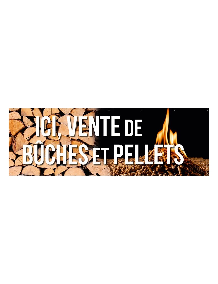 Banderole 147 - buches et pellets