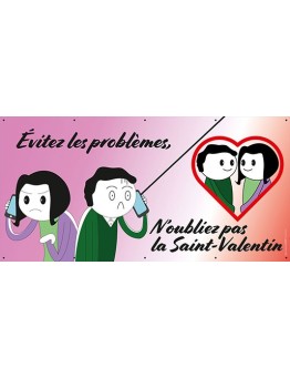 Banderole 149 - saint-valentin