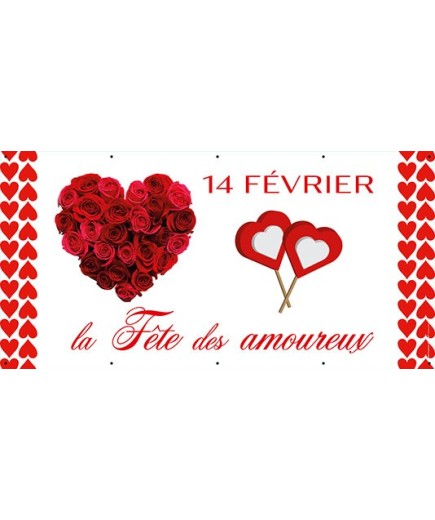 Banderole 150 - saint-valentin