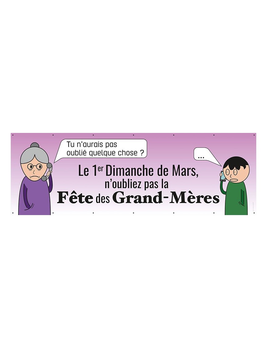 Banderole 154 - fête grand-mères