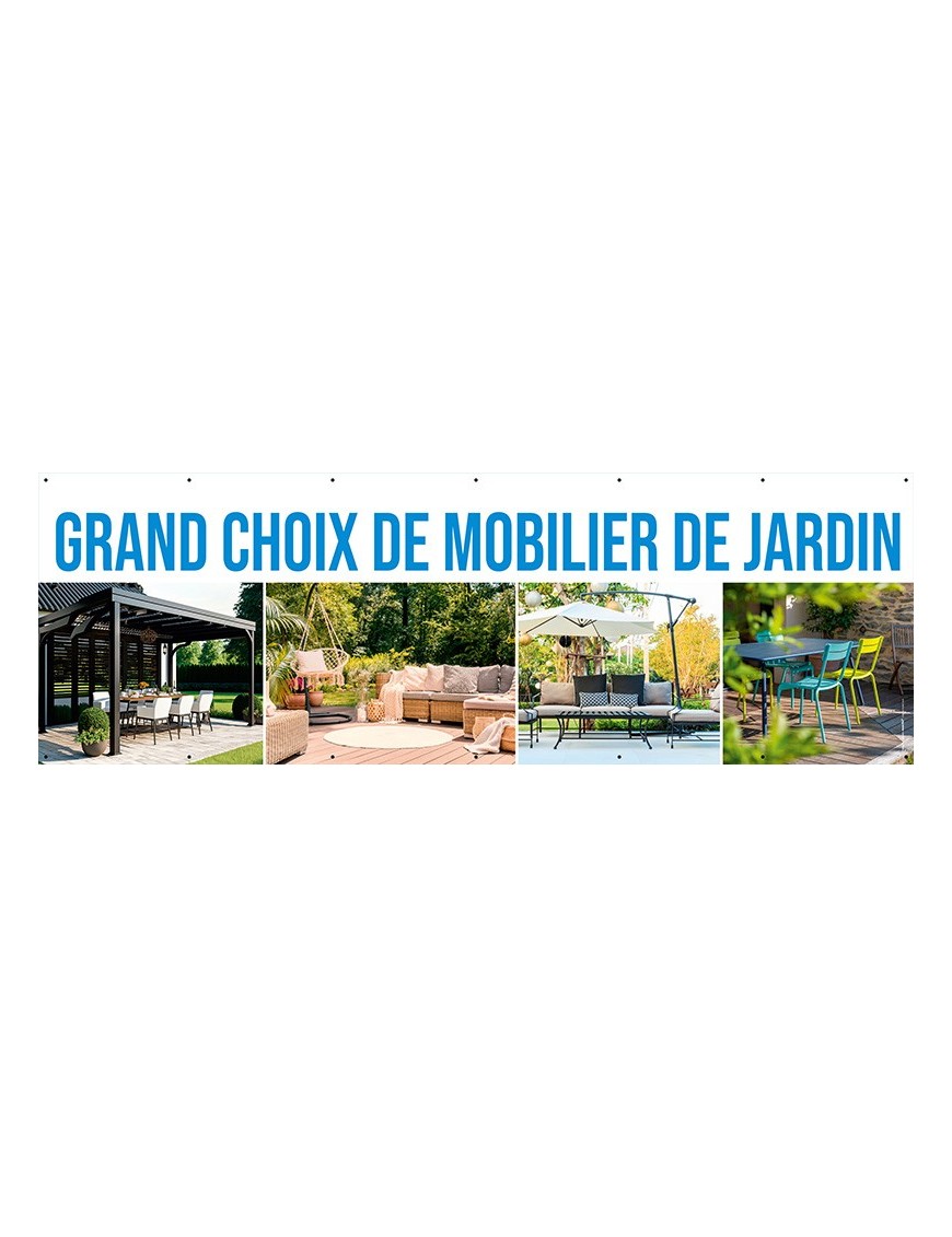 Banderole 158 - mobilier de jardin