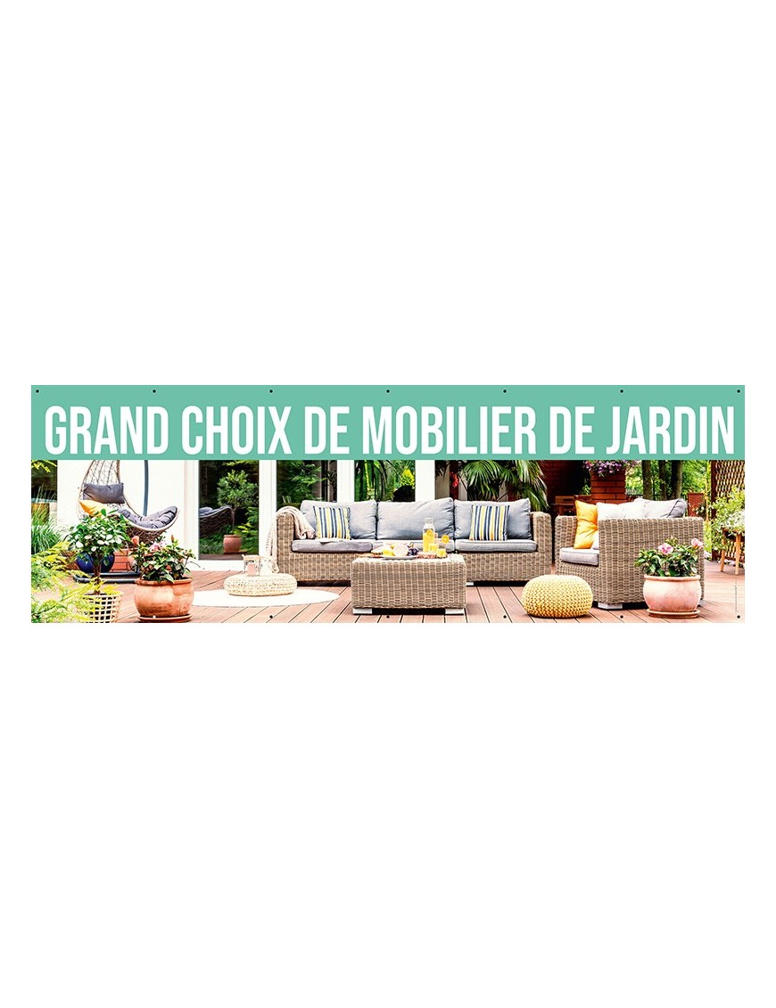 Banderole 159 - mobilier de jardin