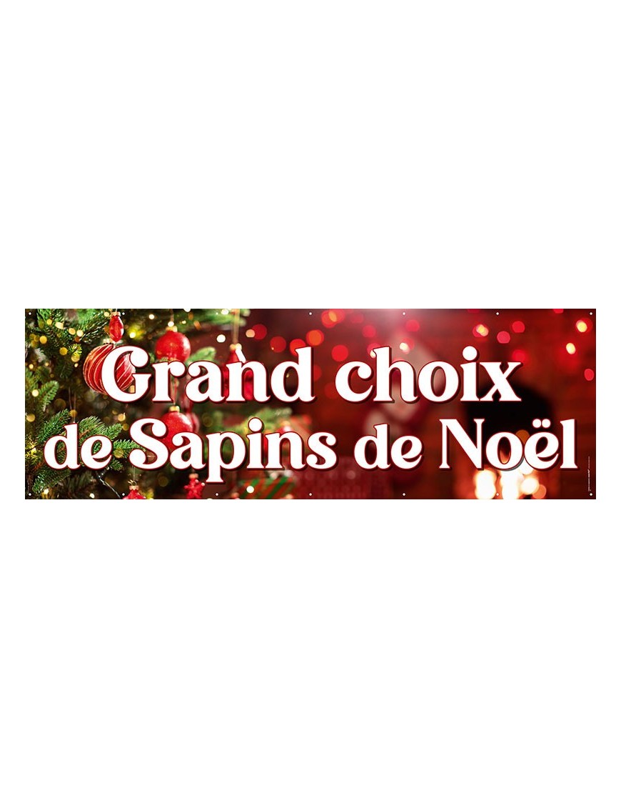 Banderole 175 - sapins de noël