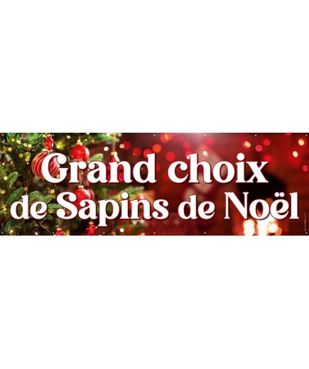 Banderole 175 - sapins de noël