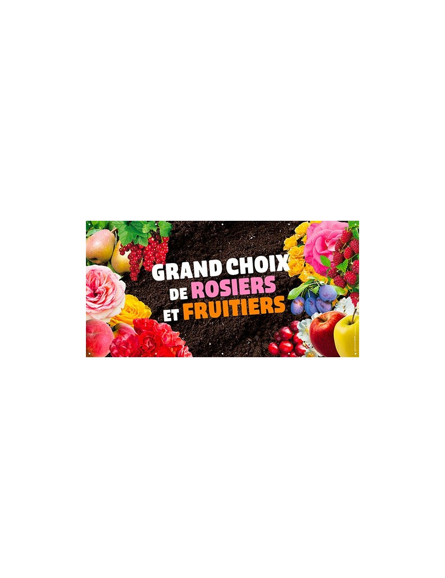 Banderole 190 - rosiers et fruitiers