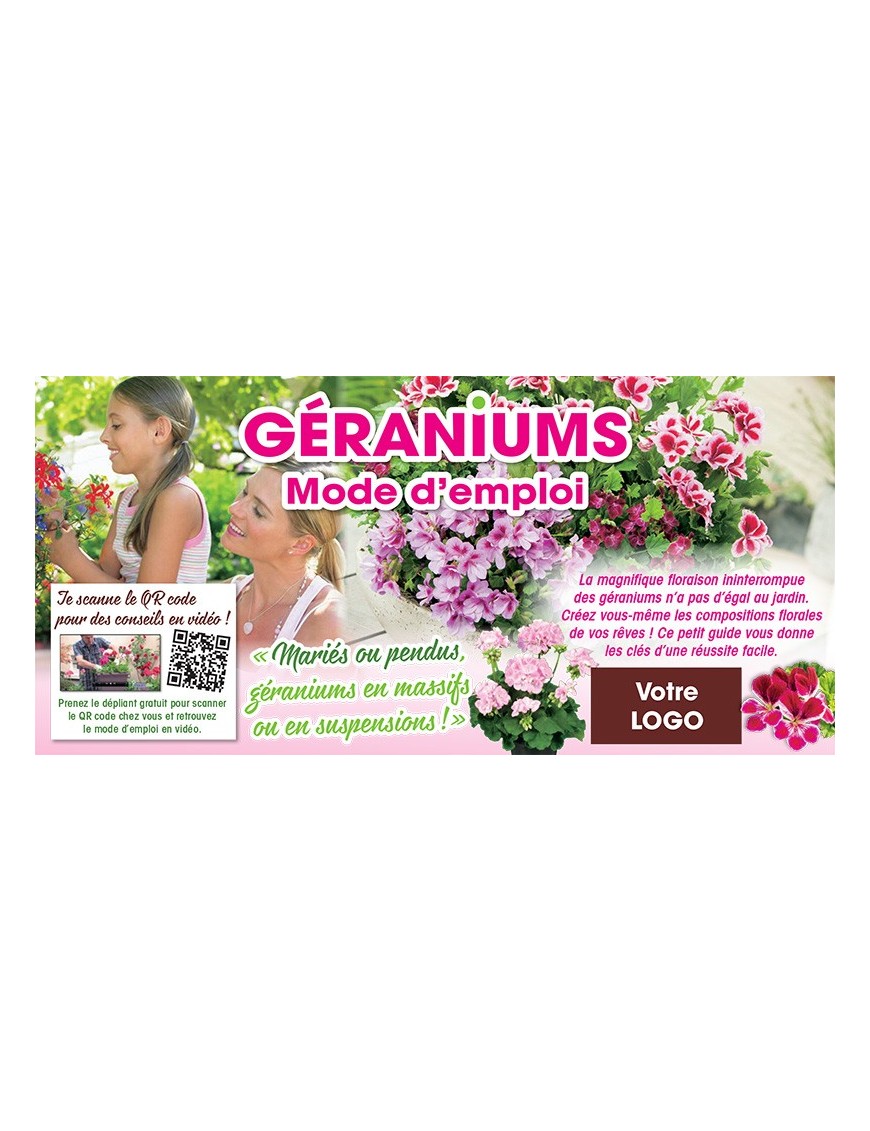 Flyer Géraniums