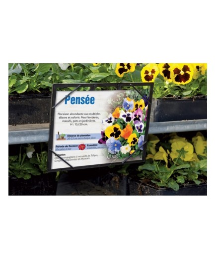 PORTE-AFFICHETTE MODÈLE 6