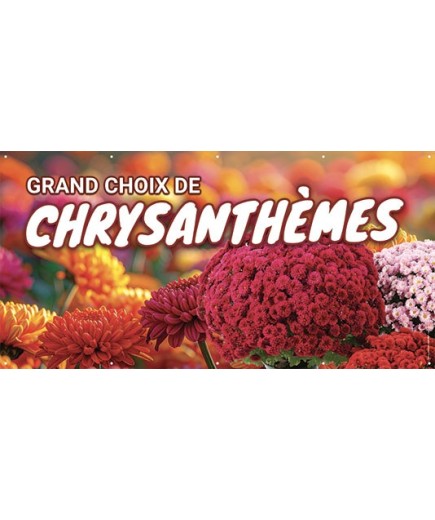 Banderole 195 - chrysanthèmes