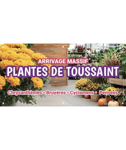Banderole 196 - Plantes de Toussaint