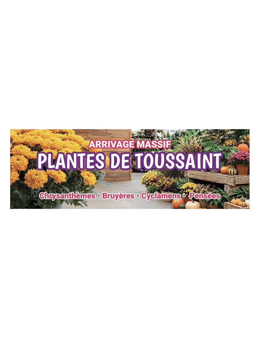 Banderole 196 - Plantes de Toussaint