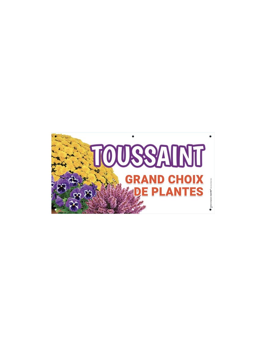 Banderole 197 - Toussaint Grand choix de plantes