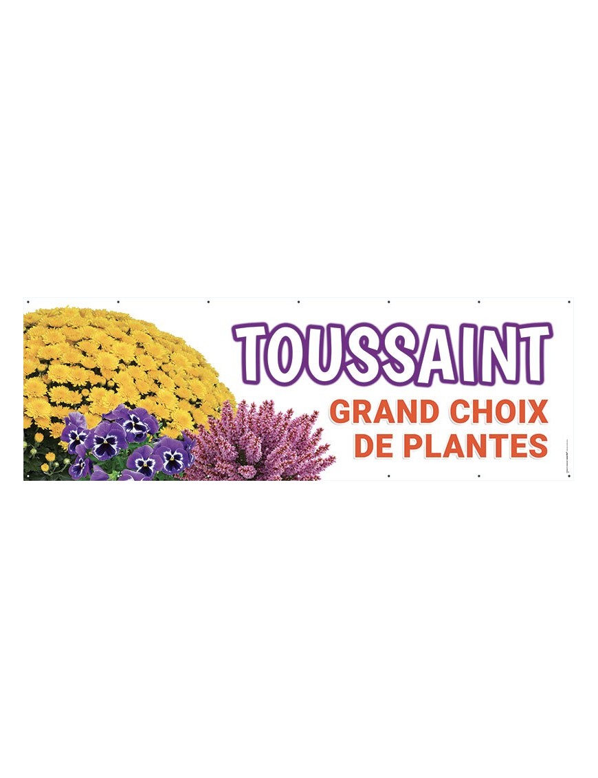 Banderole 197 - Toussaint Grand choix de plantes
