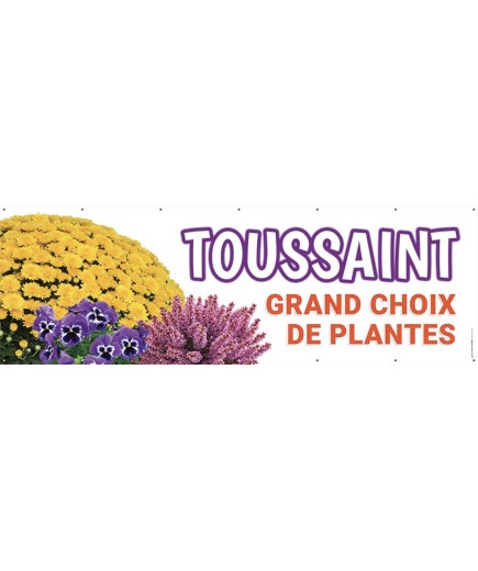 Banderole 197 - Toussaint Grand choix de plantes