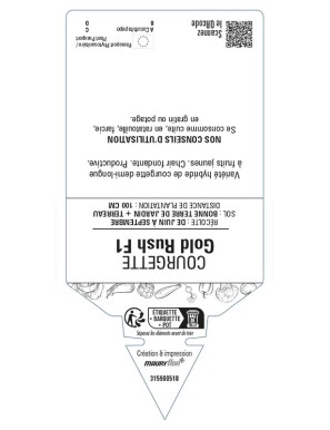 Courgette Gold Rush F1