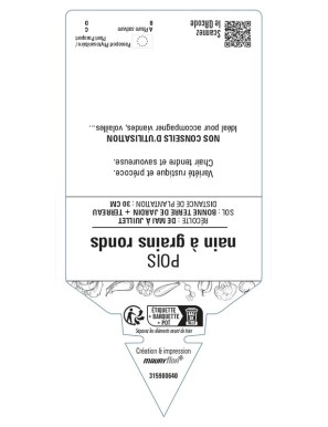 Pois nain à grains ronds