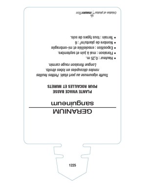 GERANIUM sanguineum (rouge)