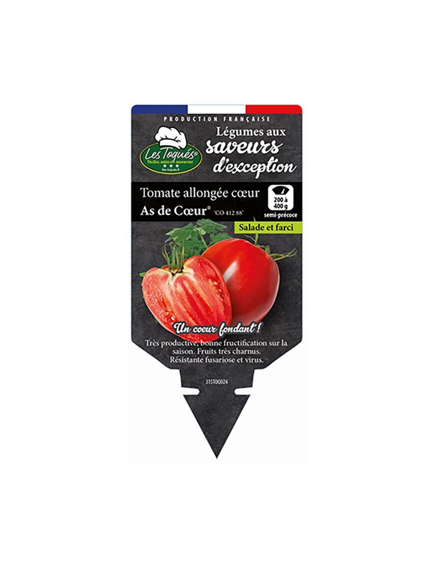 TOMATE ALLONGÉE CŒUR AS DE CŒUR® (CO 412 88)